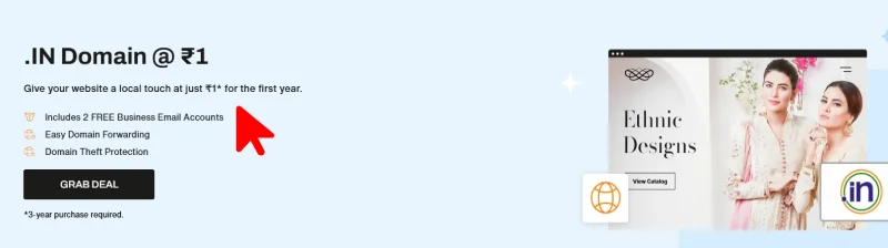 BigRock .IN Domain Coupon