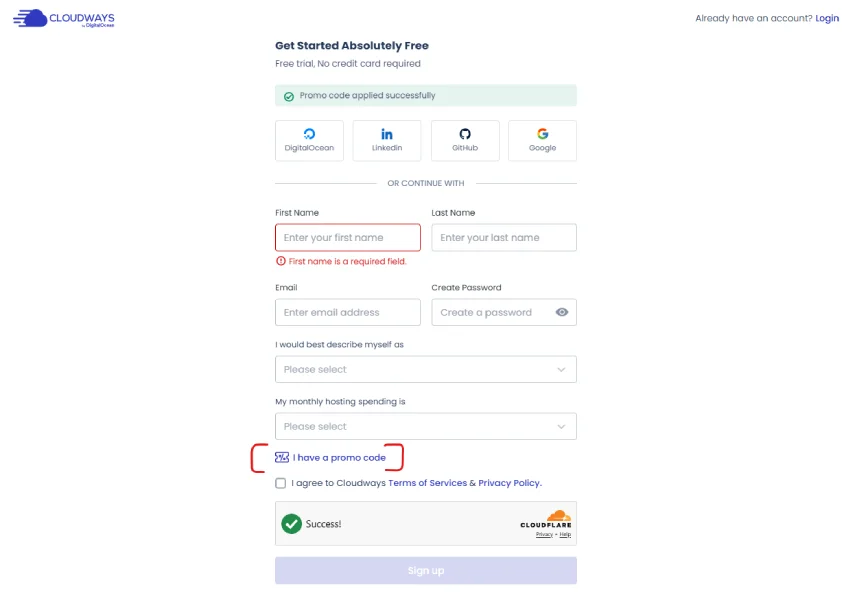 cloudways offer