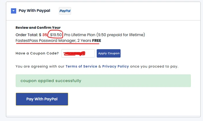 FastestVPN Pro Lifetime Plan Coupon